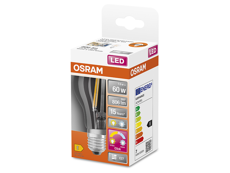 Żarówka LED E27 ze zmienną barwą światła