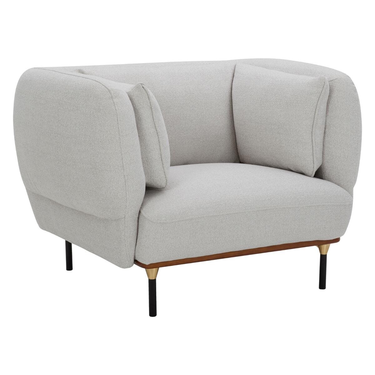Armchair "Is&eacute;e" Mouse grey