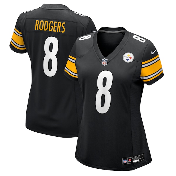 Aaron Rodgers Pittsburgh Steelers Nike Women's Game Jersey - Black