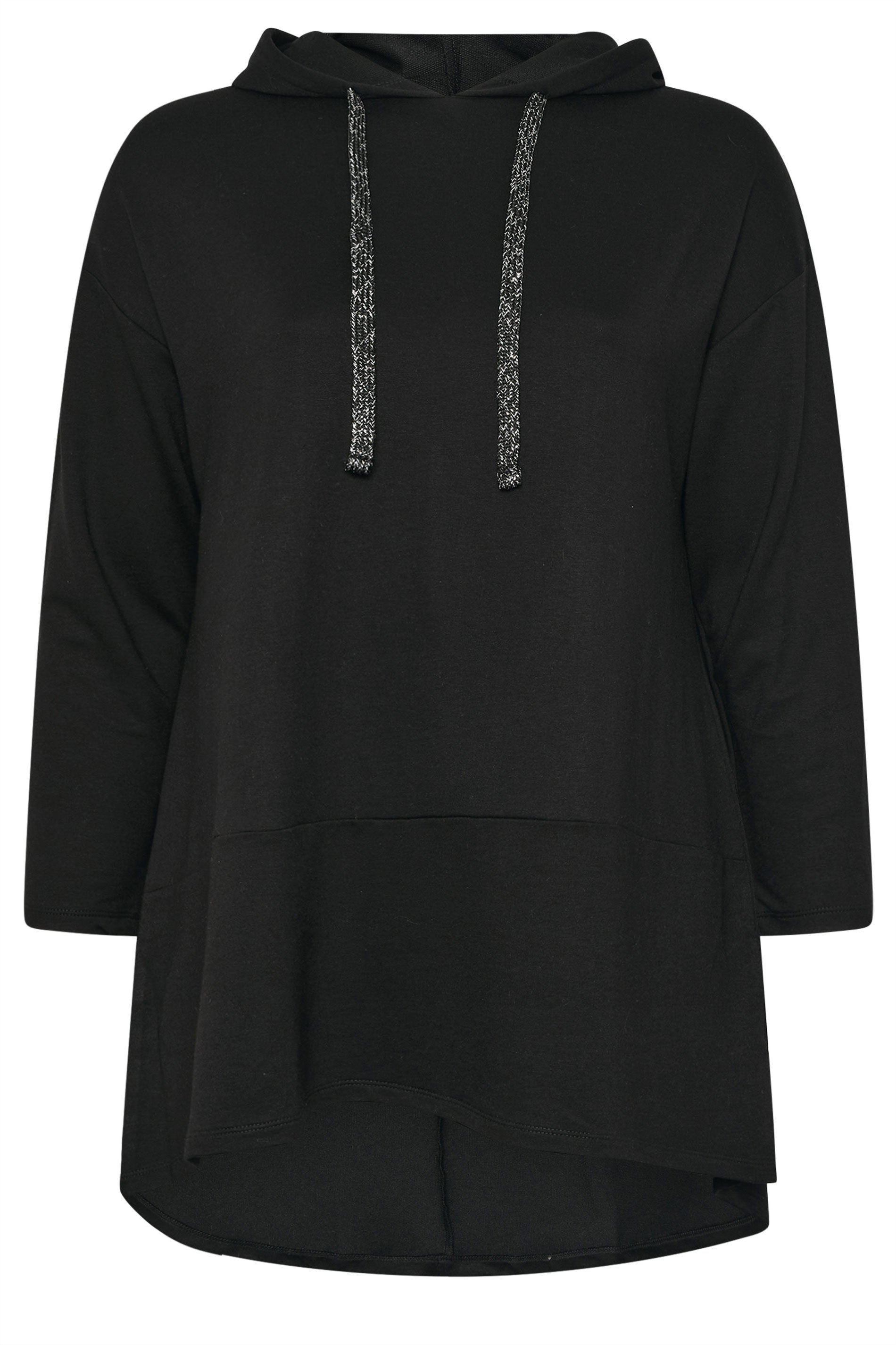 Yours Metallic Drawstring Hoodie