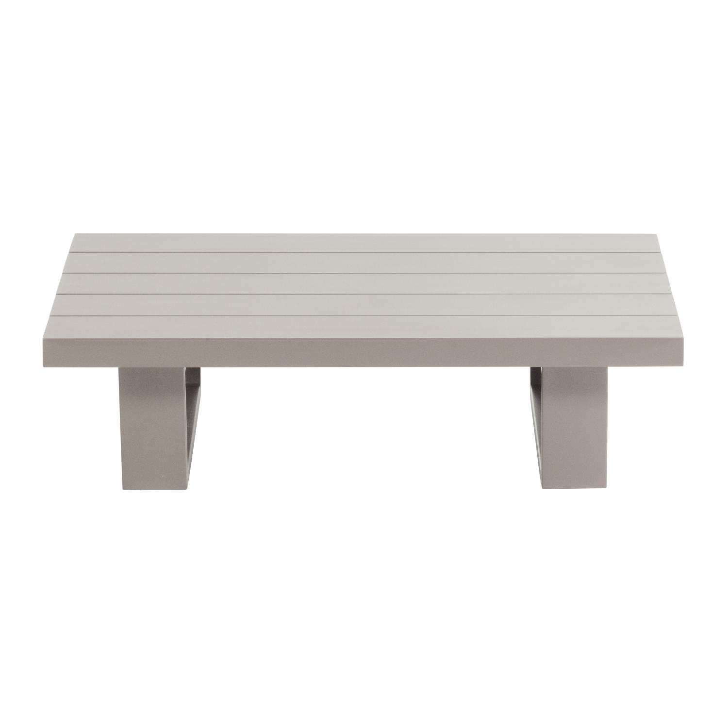 WOOOD salontafel tuin Bear - Aluminium - Zand - 25x87x87