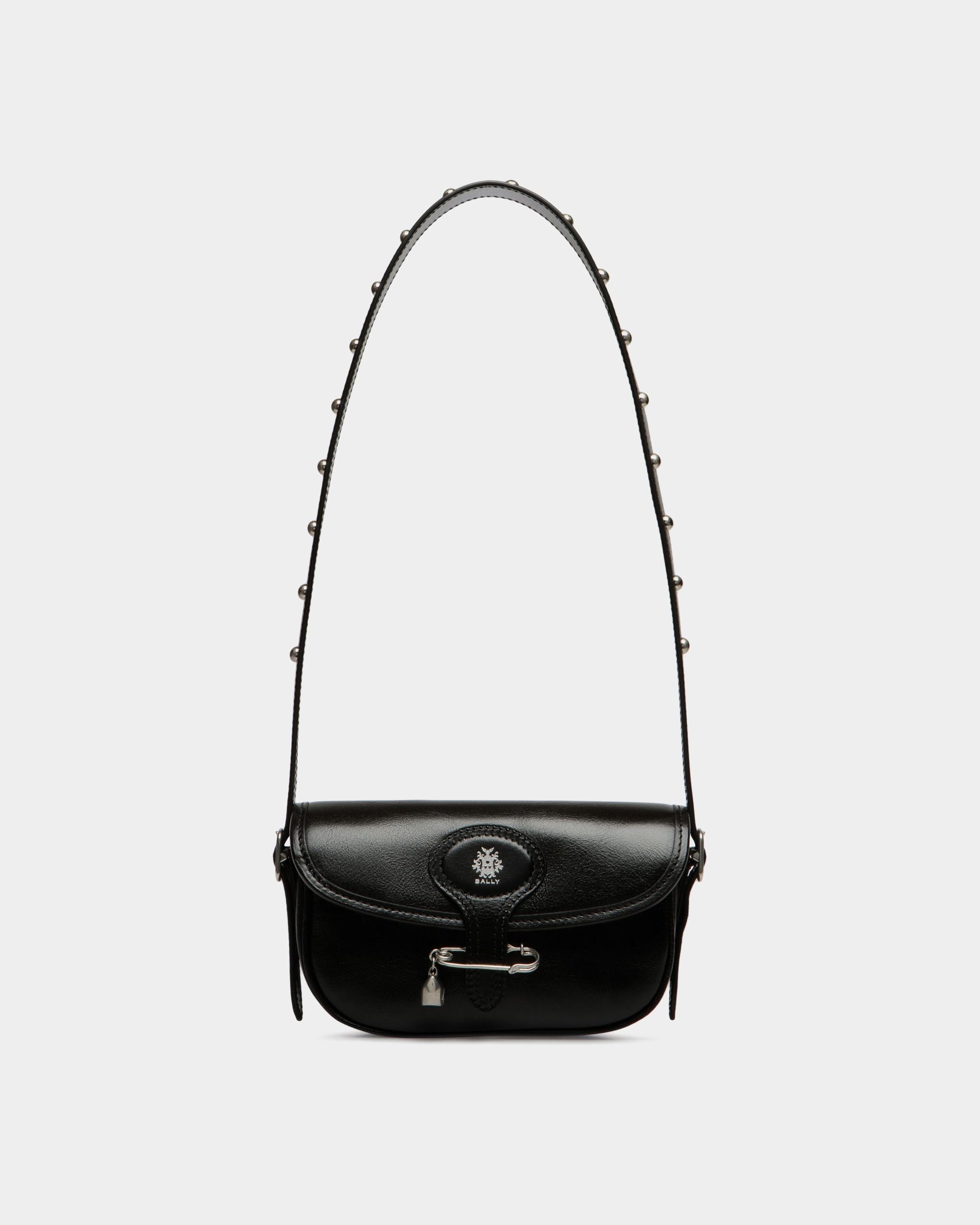 Beckett Minitasche Aus Schwarzem Leder Mit Bally Pin