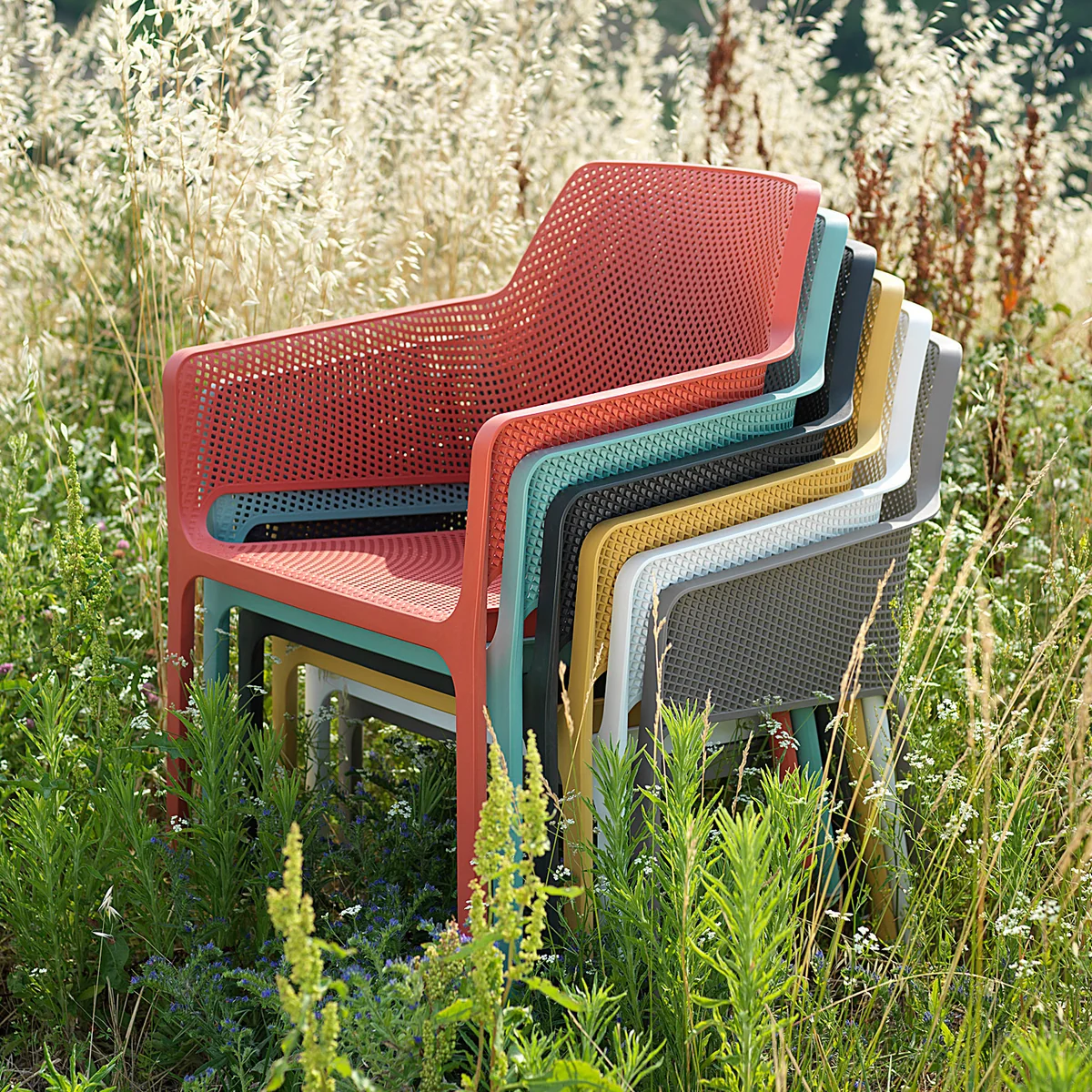 Nardi - Net Relax Armlehnstuhl, anthrazit