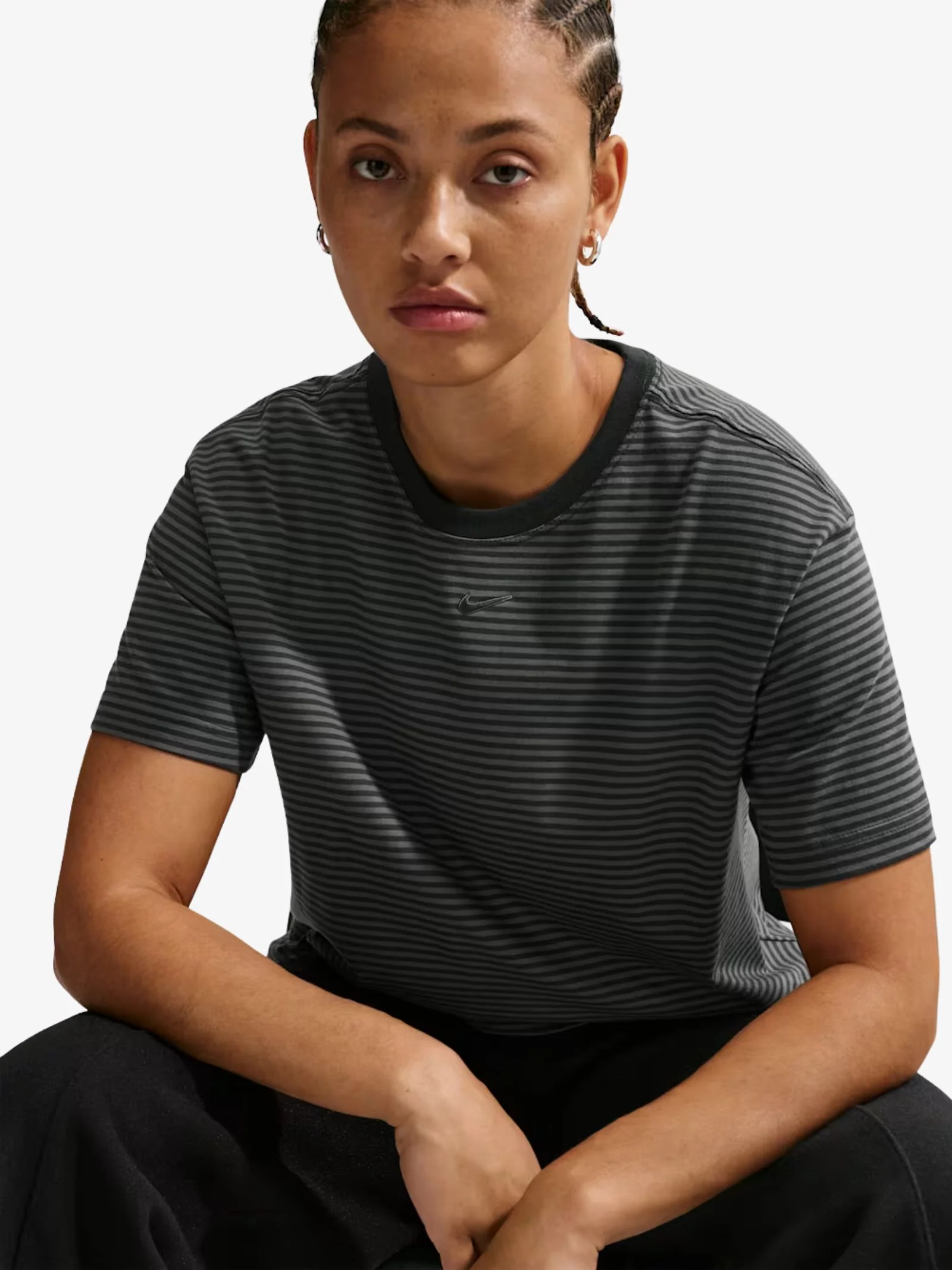 Women's NSW SS Striped T-Shirt