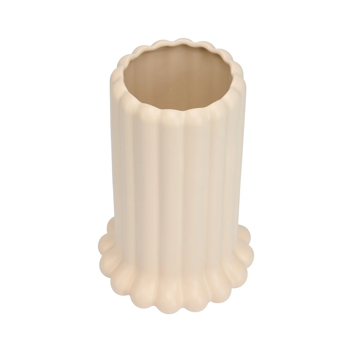 Design Letters - Tubular Vase, H 24 cm, green tendril