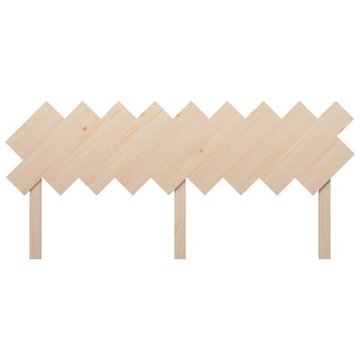 NNEVL Bed Headboard 178x3x80.5 cm Solid Wood Pine