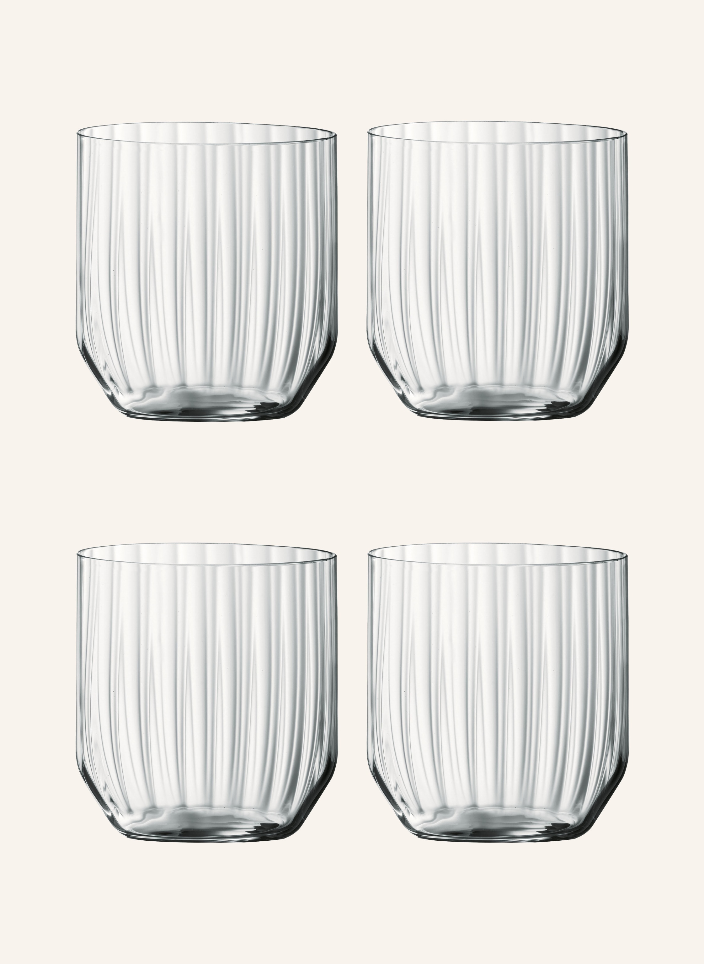 SPIEGELAU 4er-Set Whiskygläser LINEAR