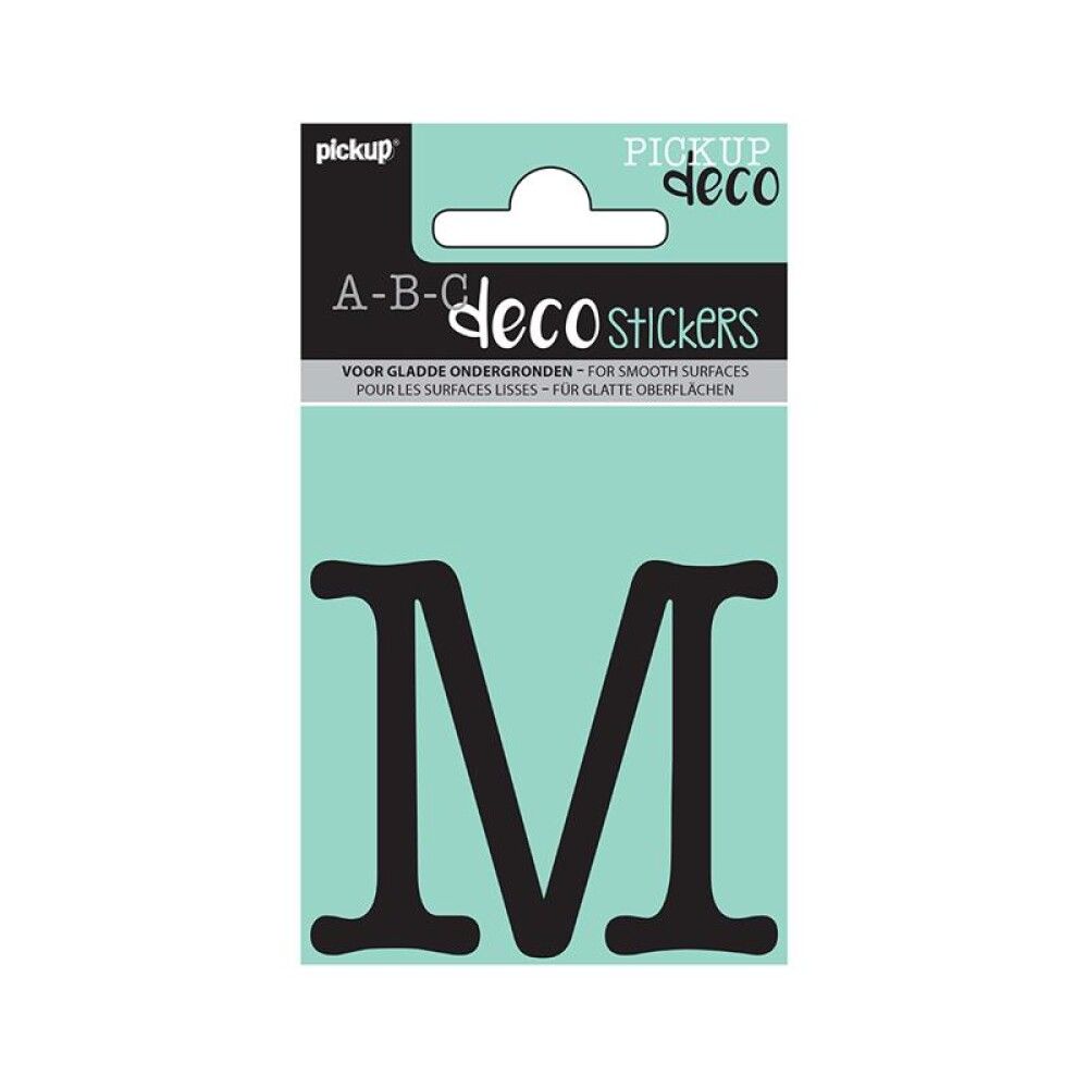 SKILT PICKUP ABC DECO MAUD 60 MM M SORT