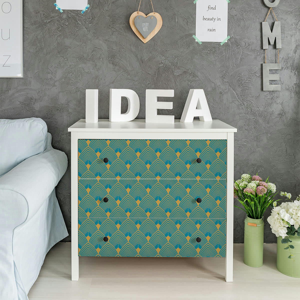 - Sticker meuble scandinave dagfinn 40x60cm