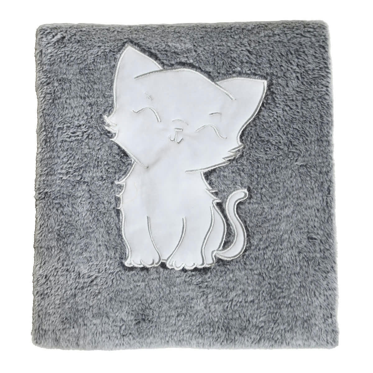 - Plaid polaire doux & chaud  anthracite 75x100 cm