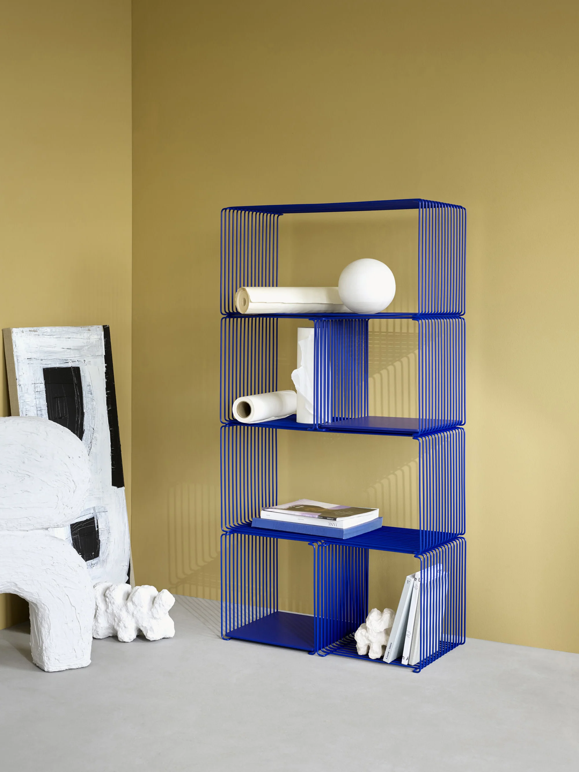 Regalelement Panton Wire Single für modulares Regalsystem, B 35 cm