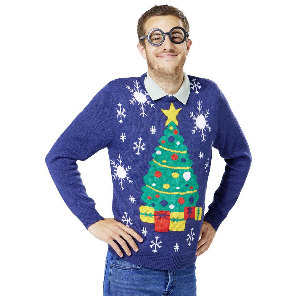 Pull de No&euml;l lumineux à led Adulte Taille M