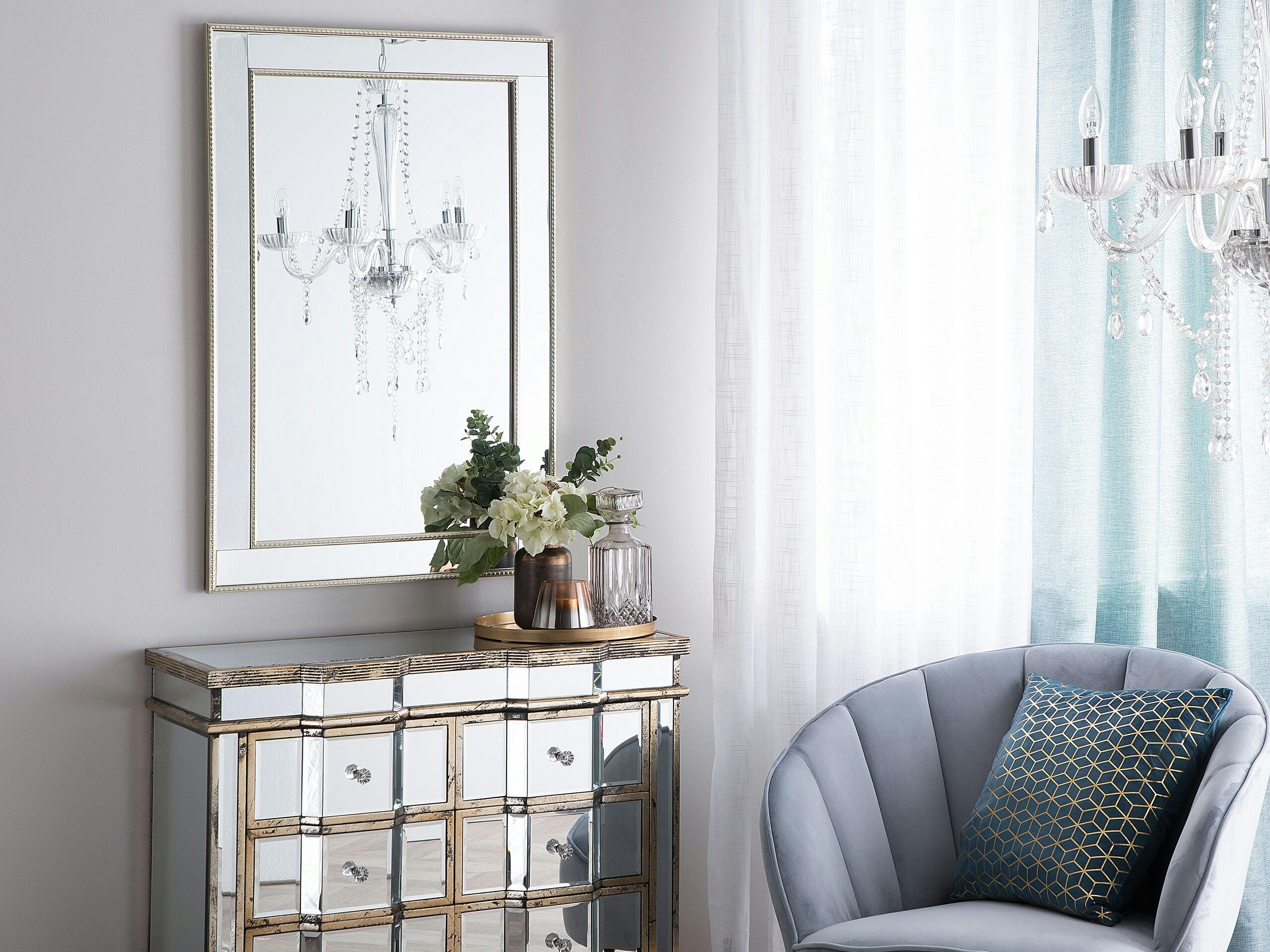 FENIOUX - Miroir en matériaux synthétiques argenté 90x60