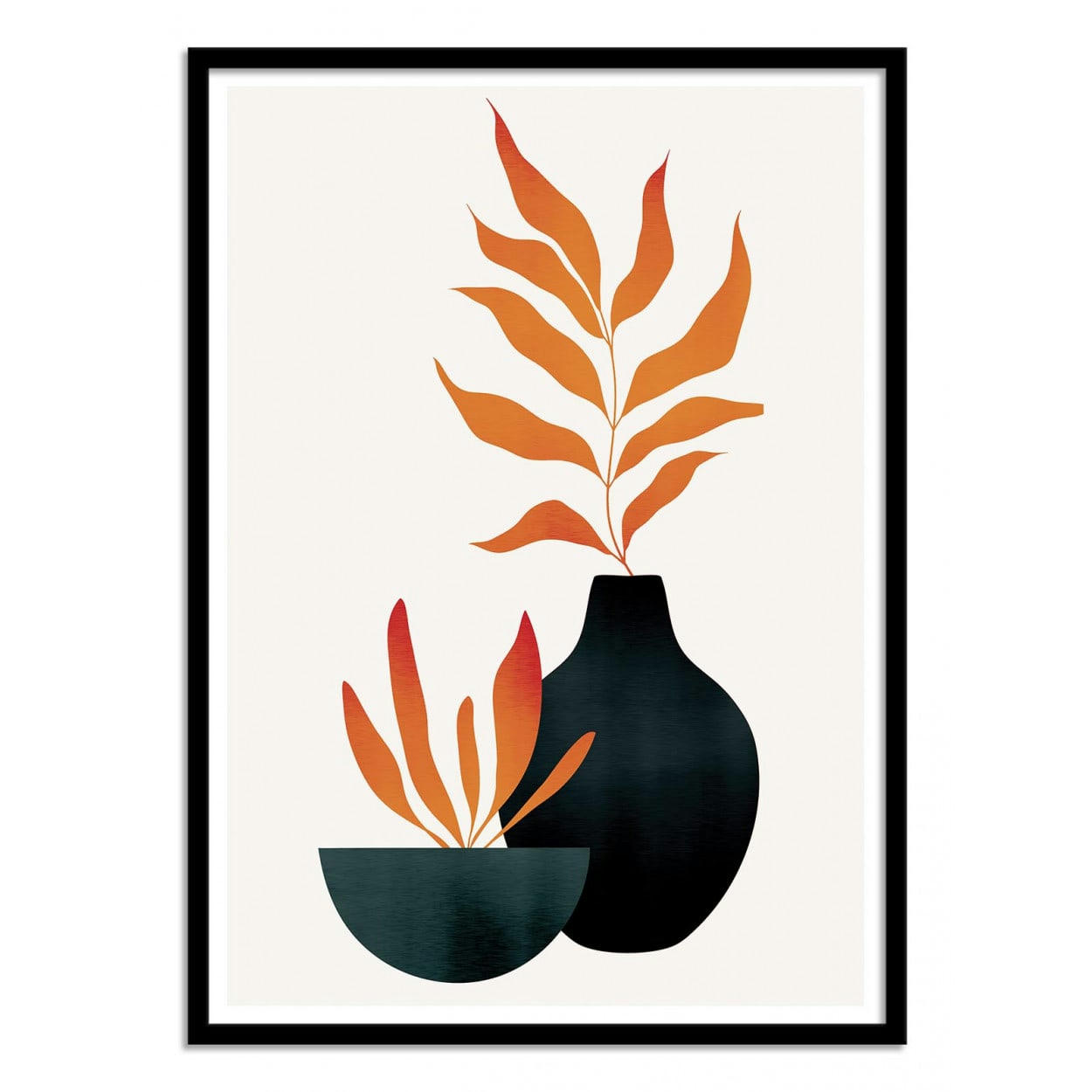 KUBISTIKA - AUTUMN FLOWERS - KUBISTIKA - Affiche d'art 30 x 40 cm