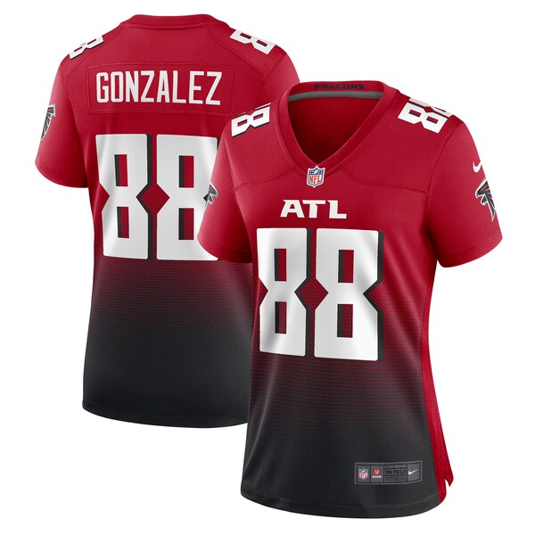Tony Gonzalez Atlanta Falcons Nike Women's Retired Game Jersey - Red/Black