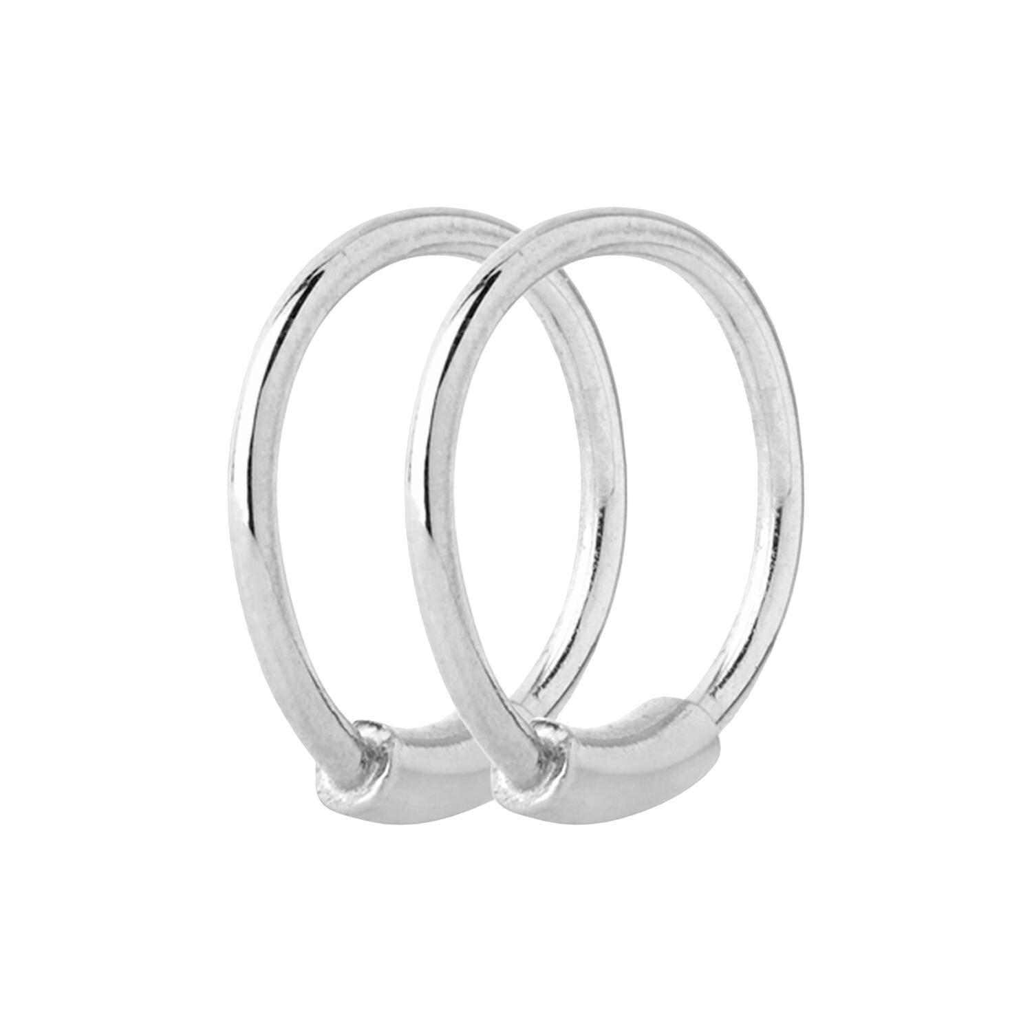 Basic Hoops, silver