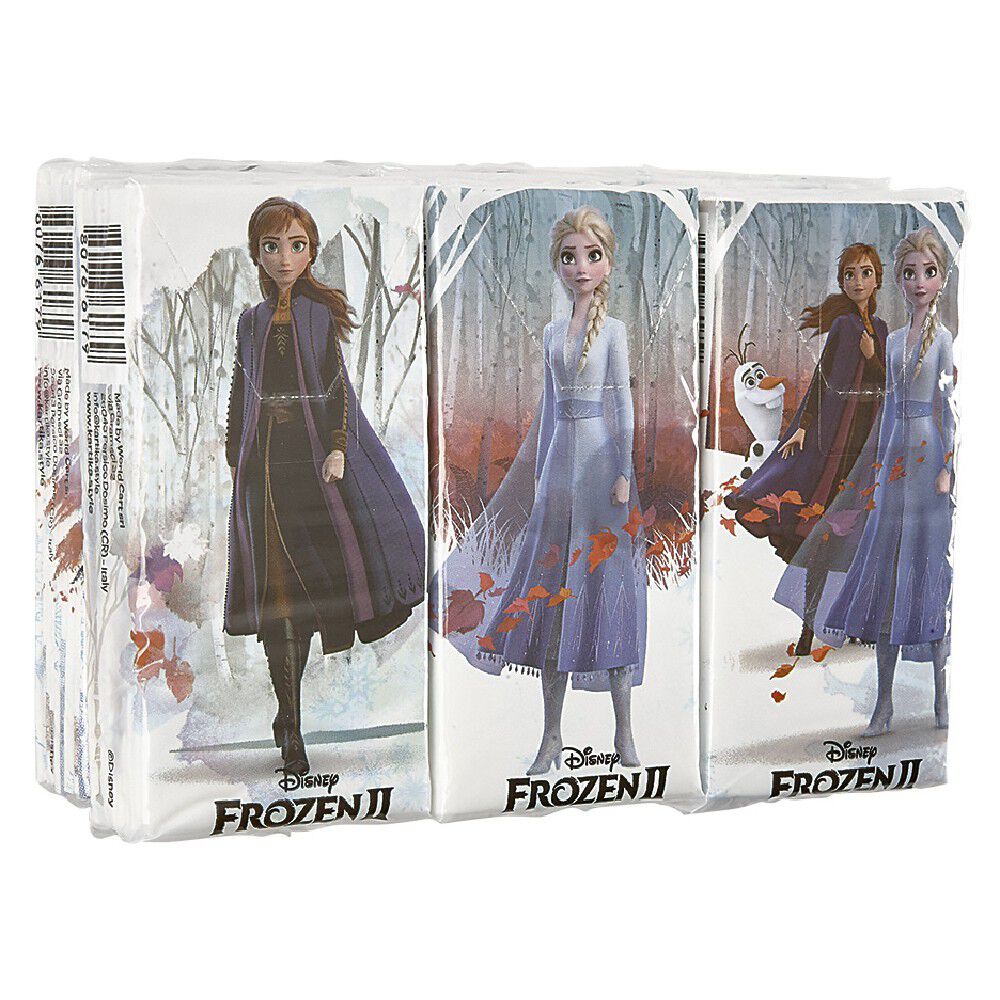 Mouchoir étui 6 paquets x 9 mouchoirs Frozen2