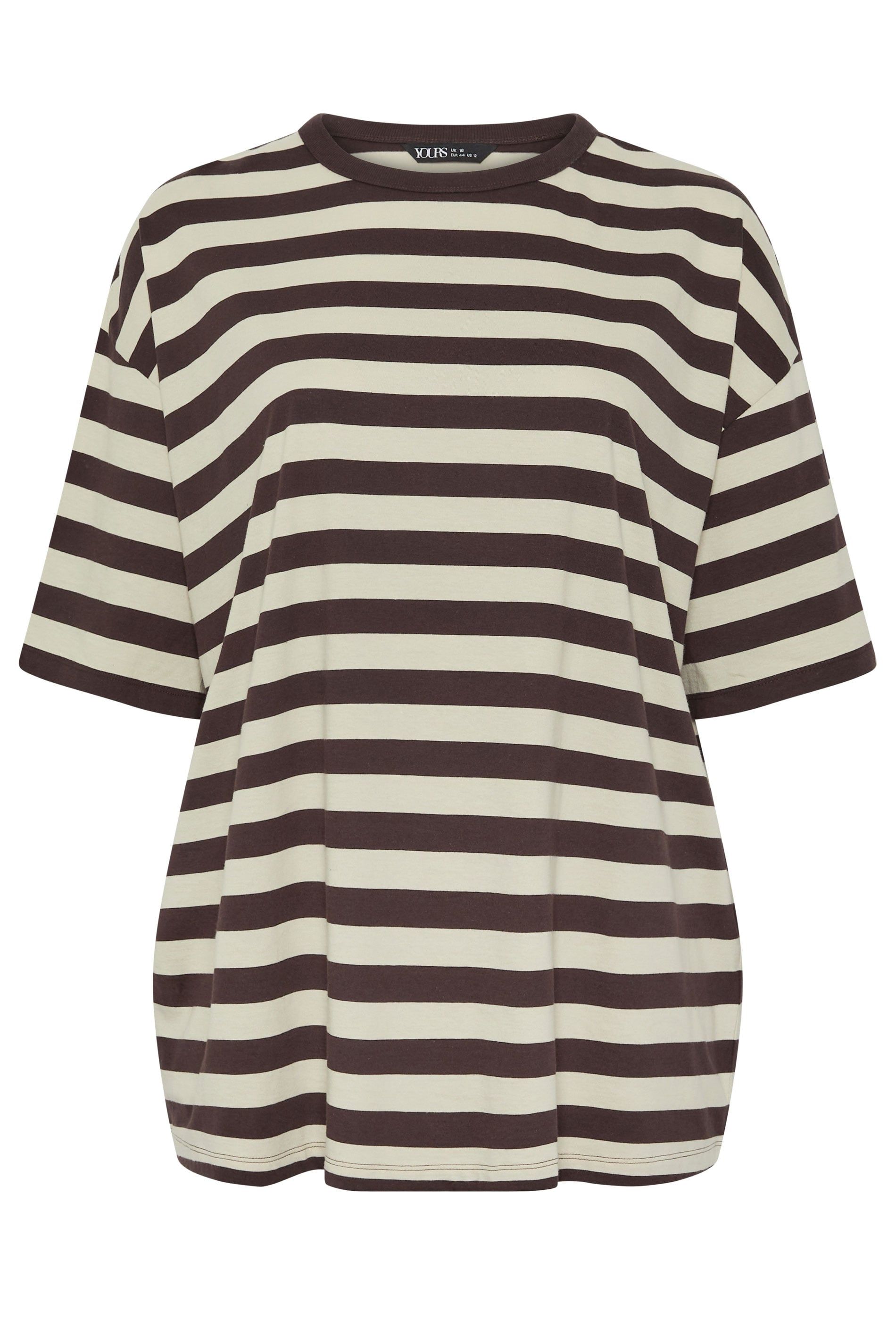 Yours Boxy Stripe T-Shirt