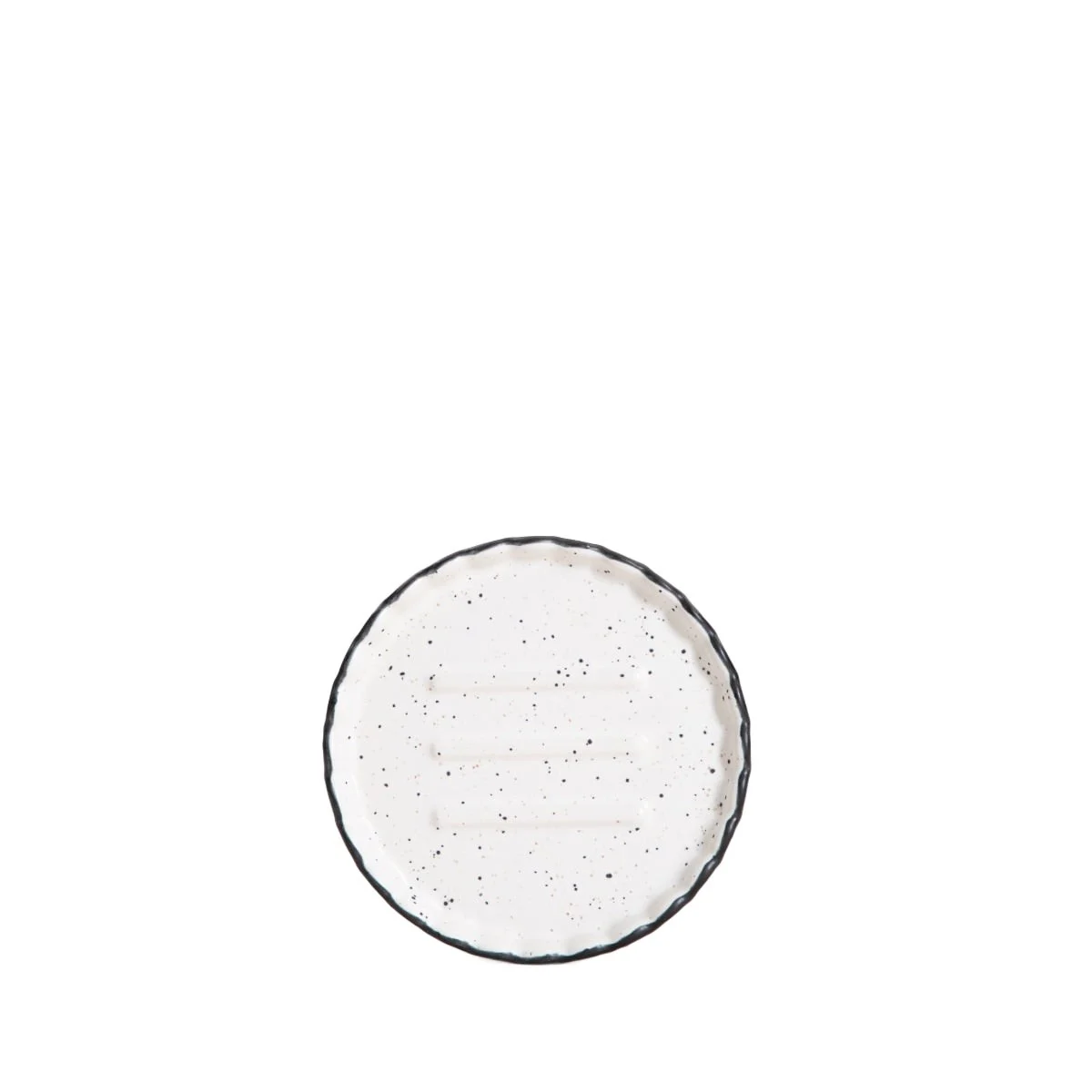 Mydelniczka SCALLOP ceramiczna 11x2,3 cm HOMLA