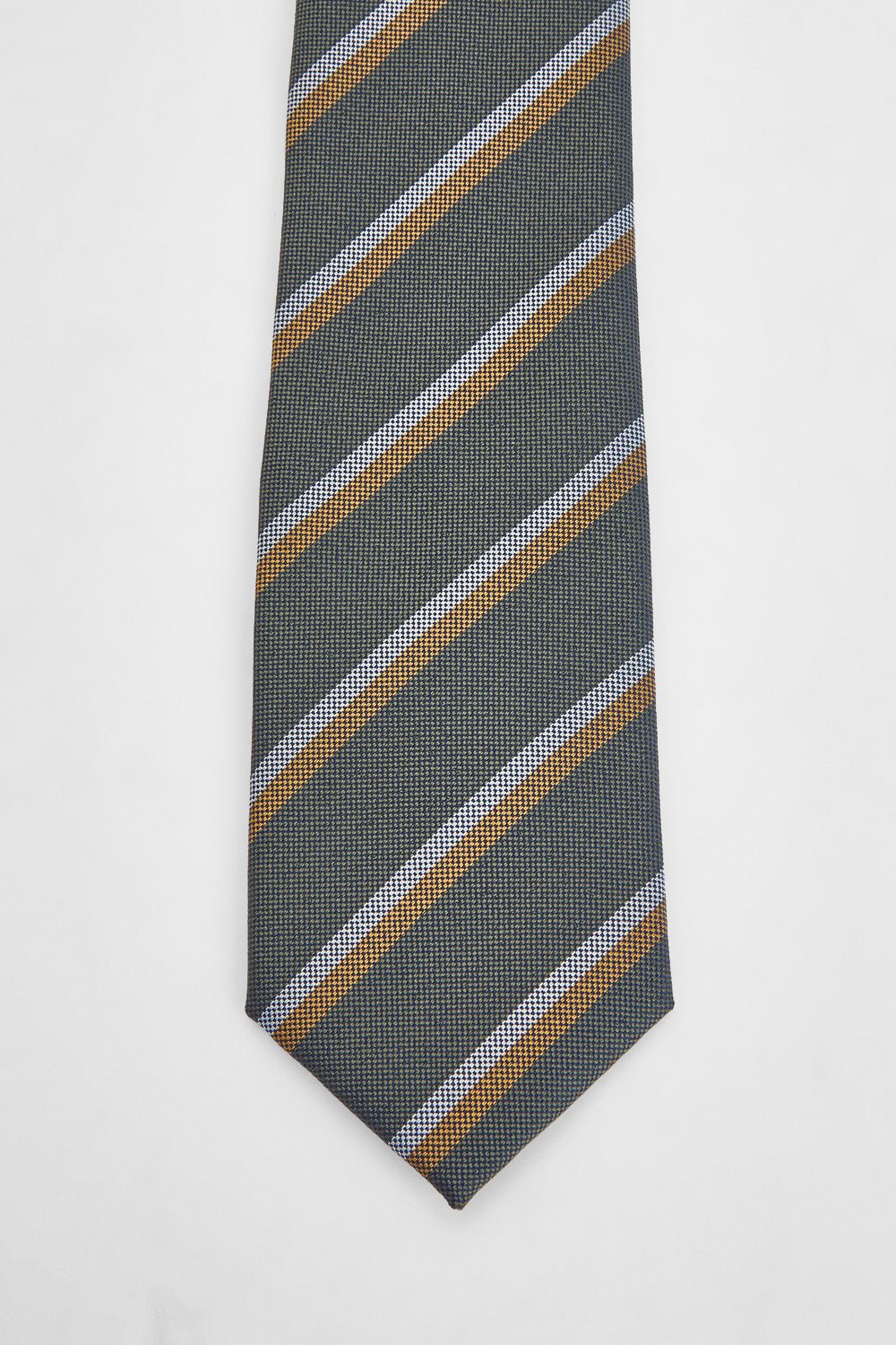 Burton Khaki Multi Stripe Tie