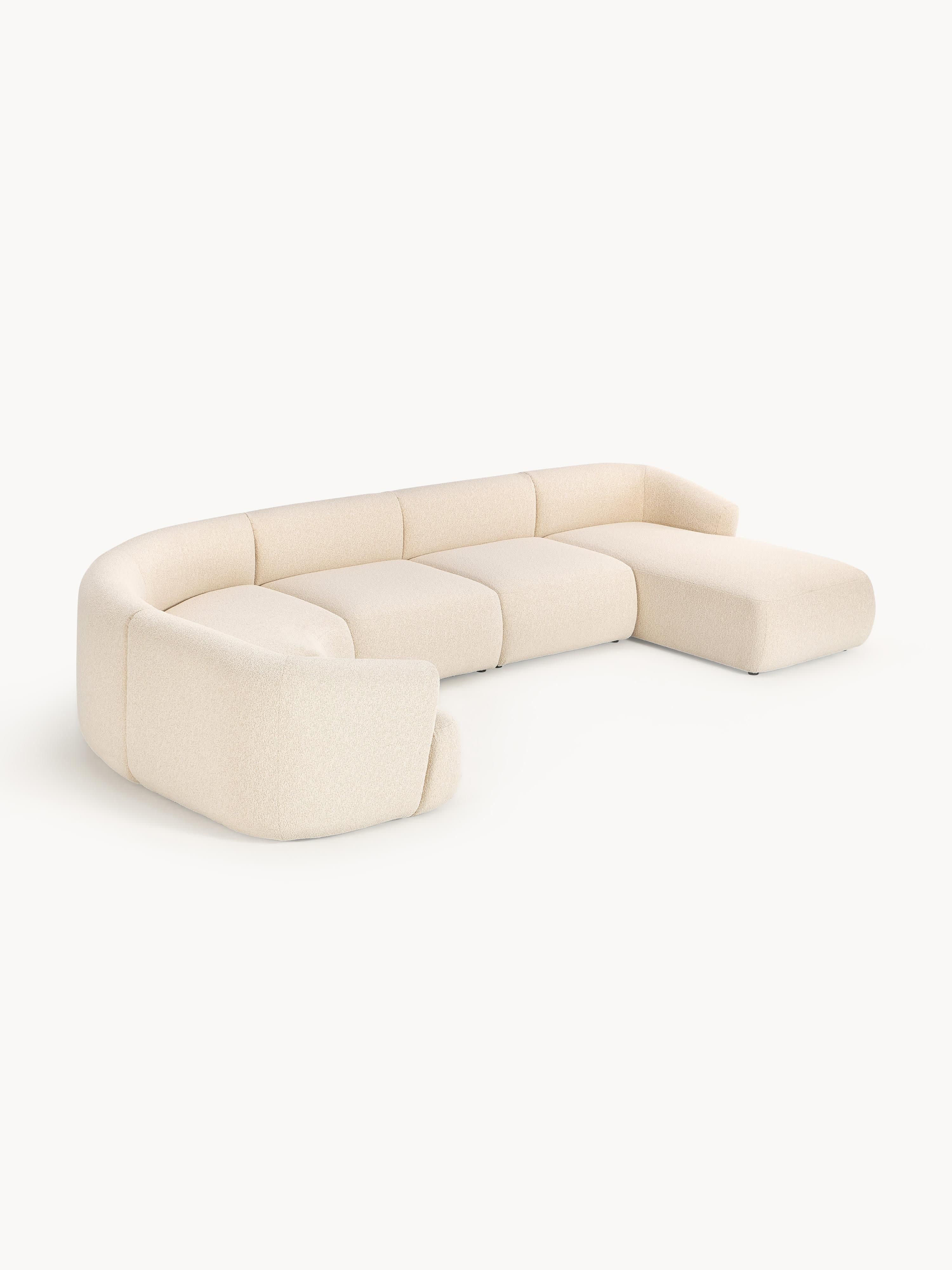 Modulares XL Bouclé-Sofa Sofia