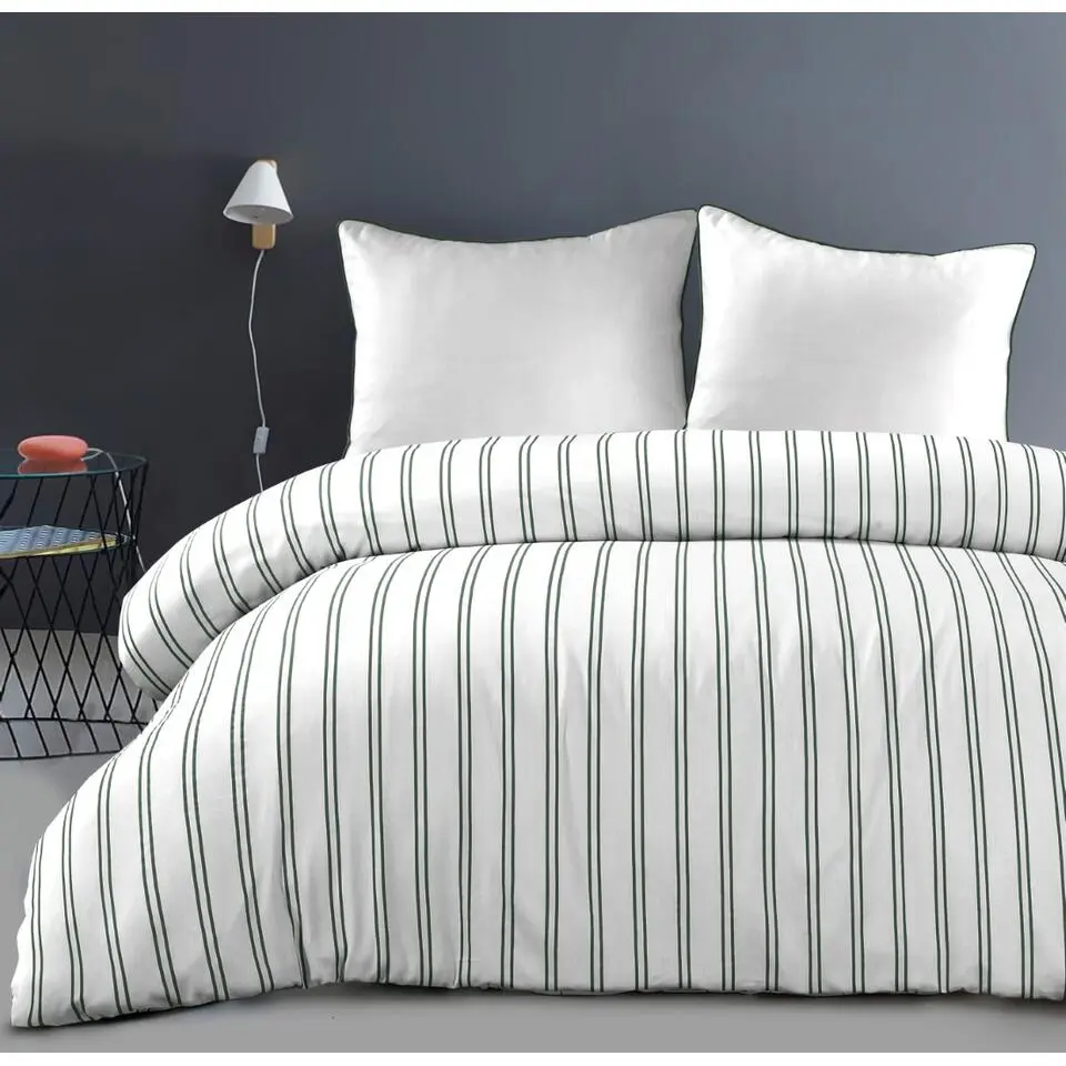 Papillon dekbedovertrek Hugo - 140x200/220 cm - Groen