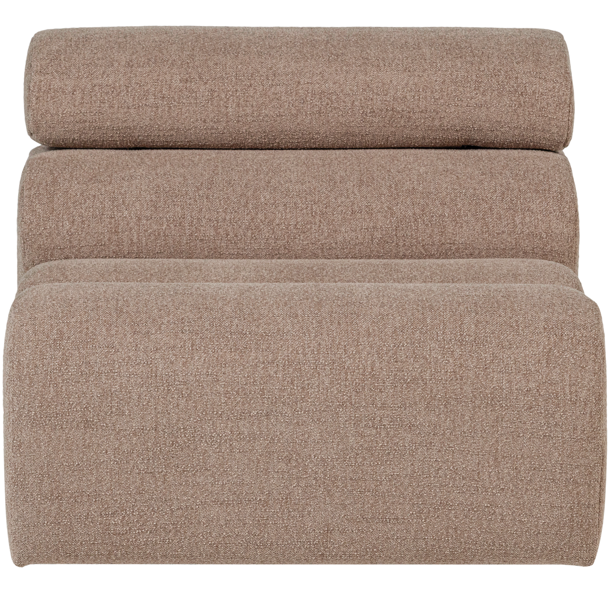 WOOOD 1-zits element bank Novi - Polyester - Taupe - 86x82x113