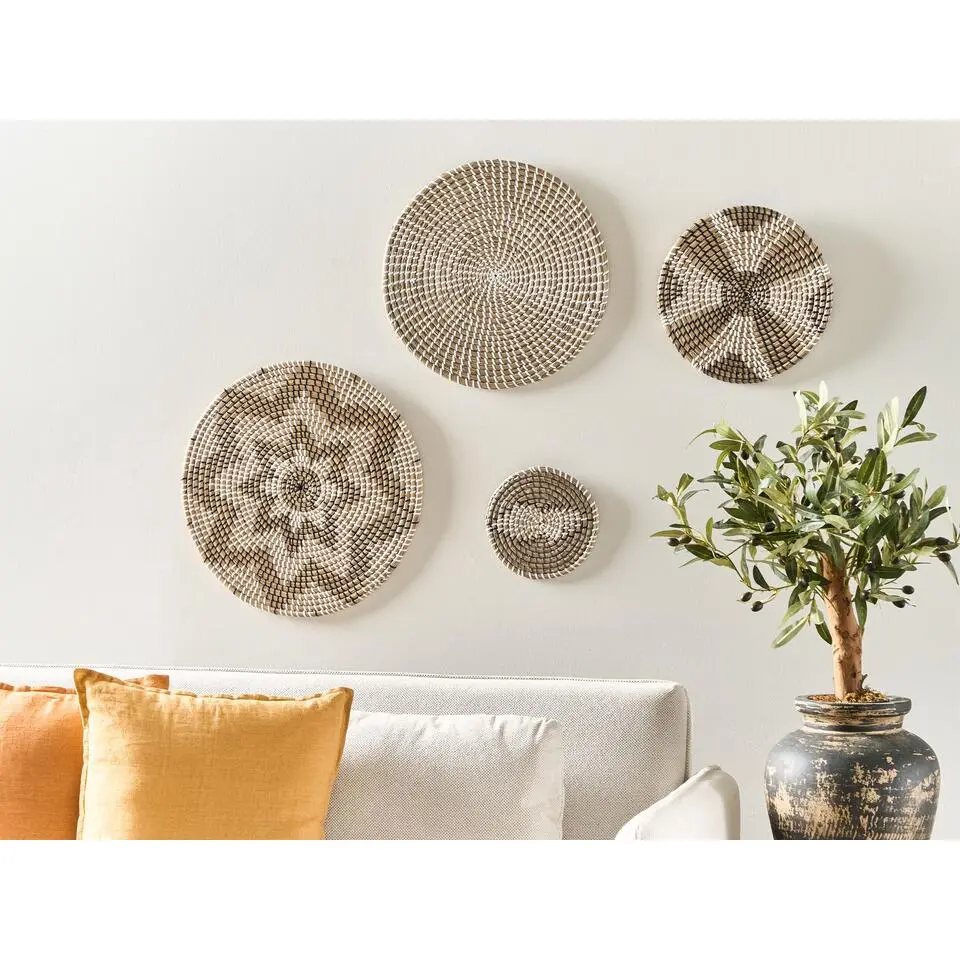 LAOCAI - Wanddecoratie - Naturel - Zeewier