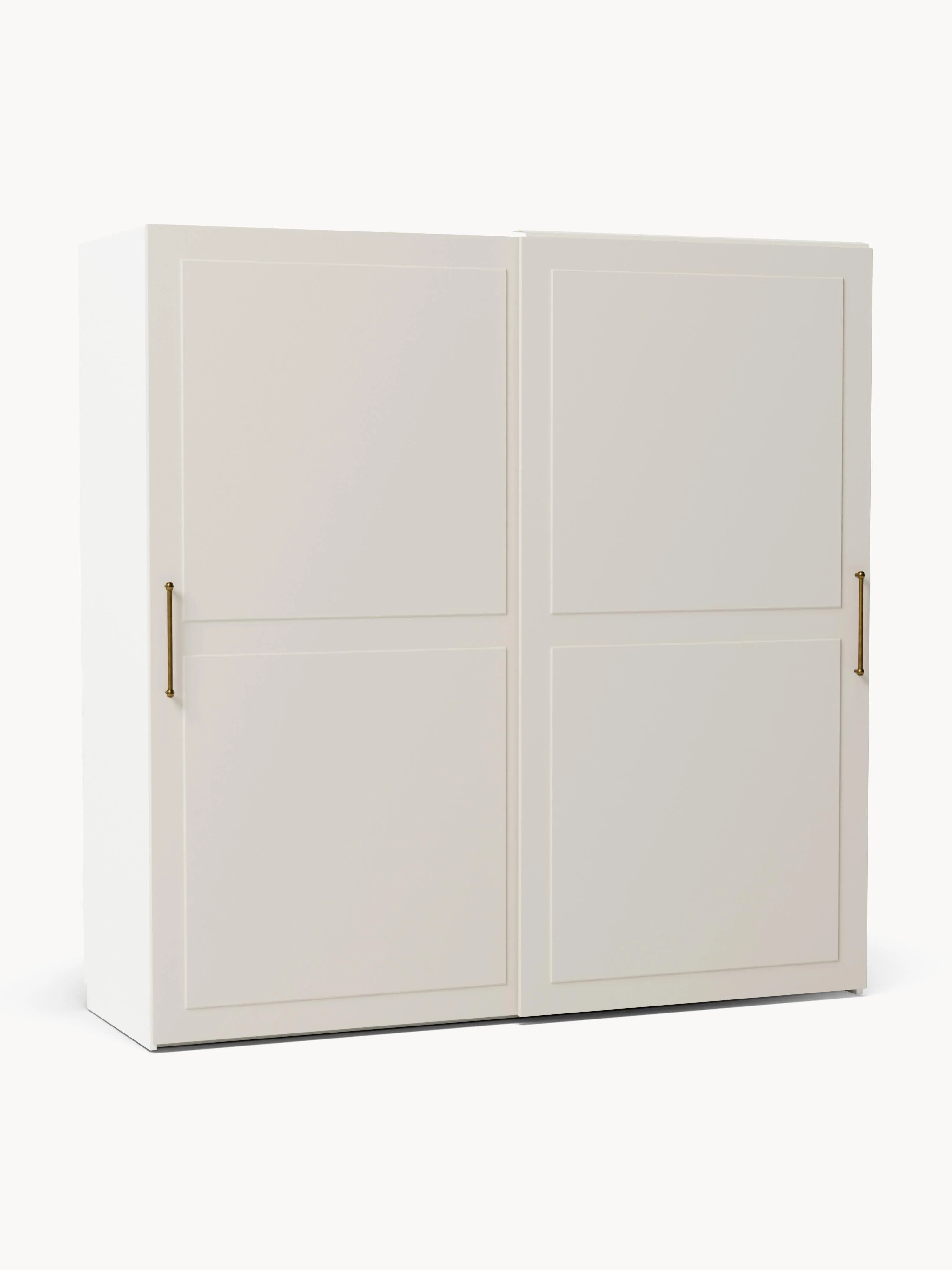 Modularer Schwebetürenschrank Charlotte, 200 cm Breite, mehrere Varianten