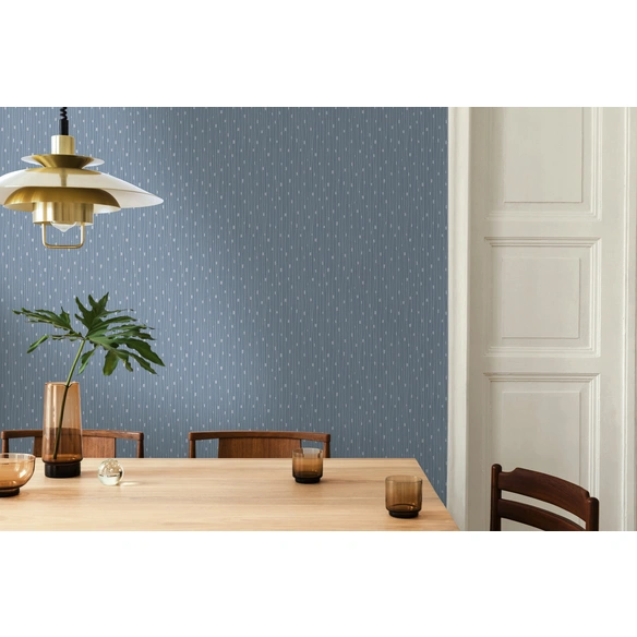 Vliestapete, BxL: 53 x 1005 cm, silber