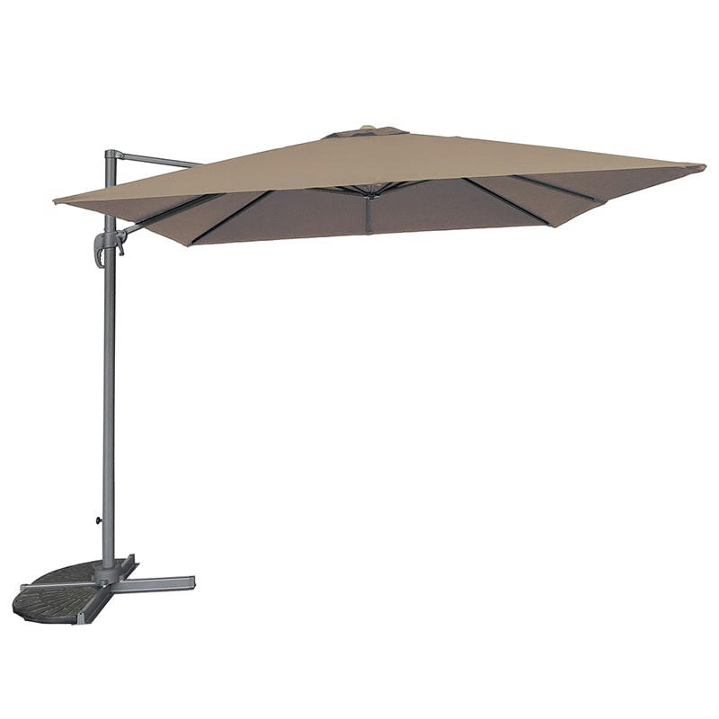 - Parasol déporté 3x3 m Taupe