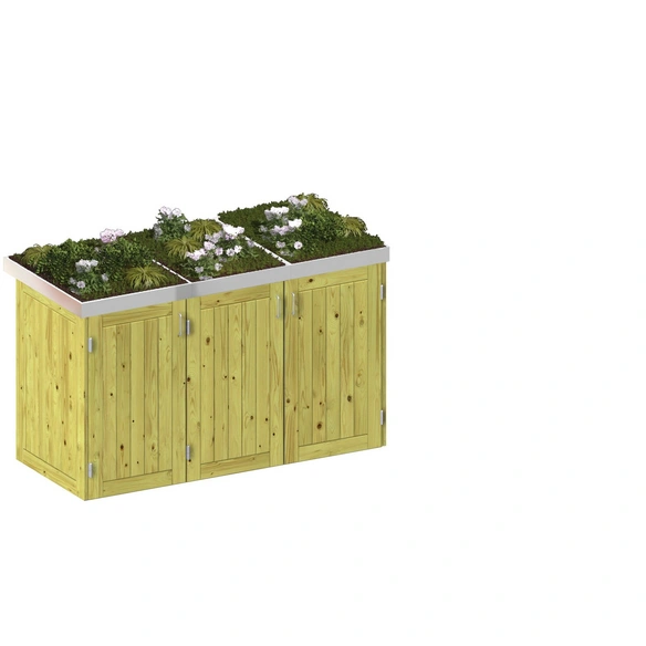 Mülltonnenbox »BINTO«, 215 x 129 x 90 cm (BxHxT), 2.496,15 Liter