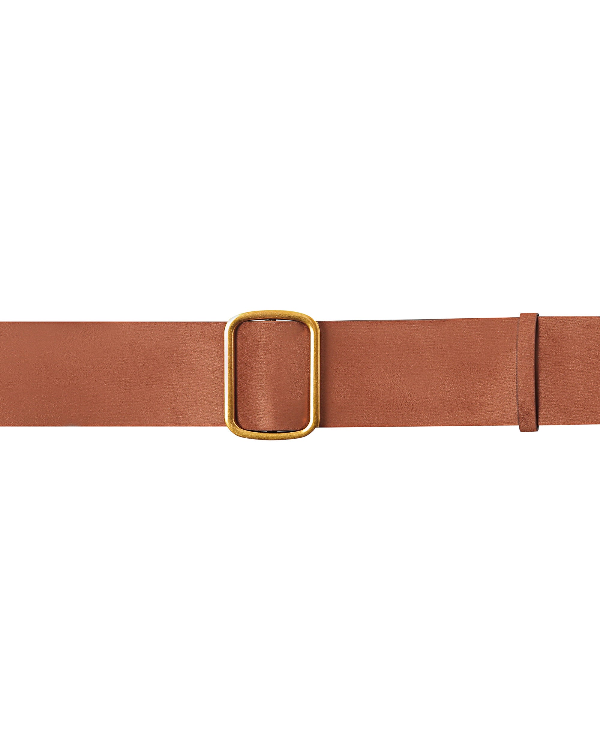 Ceinture en suedine camel Nelsie