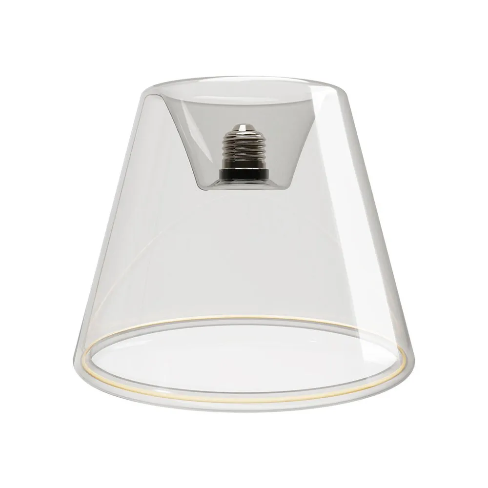 Creative Cables 2200K transparent ghost line recessed cone 6W led bulb