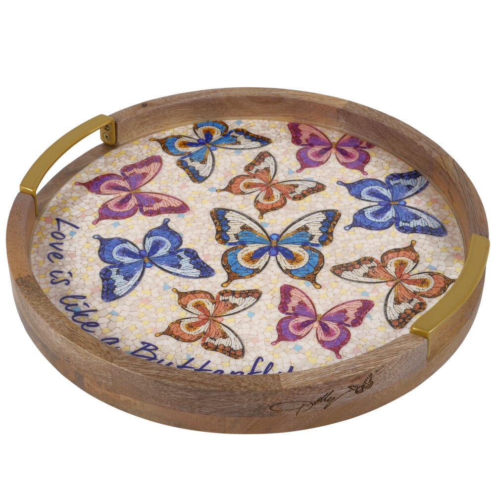 Dolly Parton Mosaic Lazy Susan Serve Tray