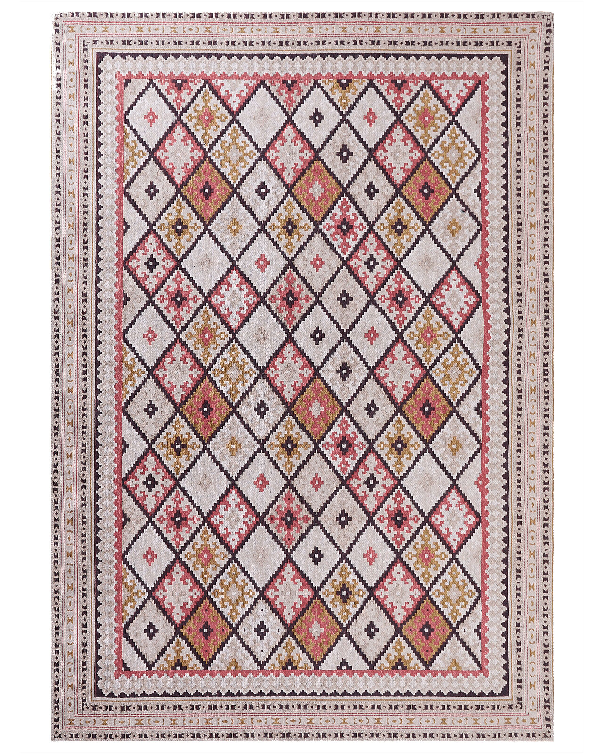 Dywan wzór geometryczny 200 x 300 cm wielokolorowy