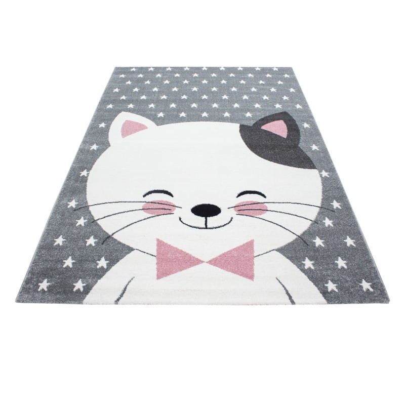Dywan dziecięcy Kids Kotek różowy 80 cm x 150 cm