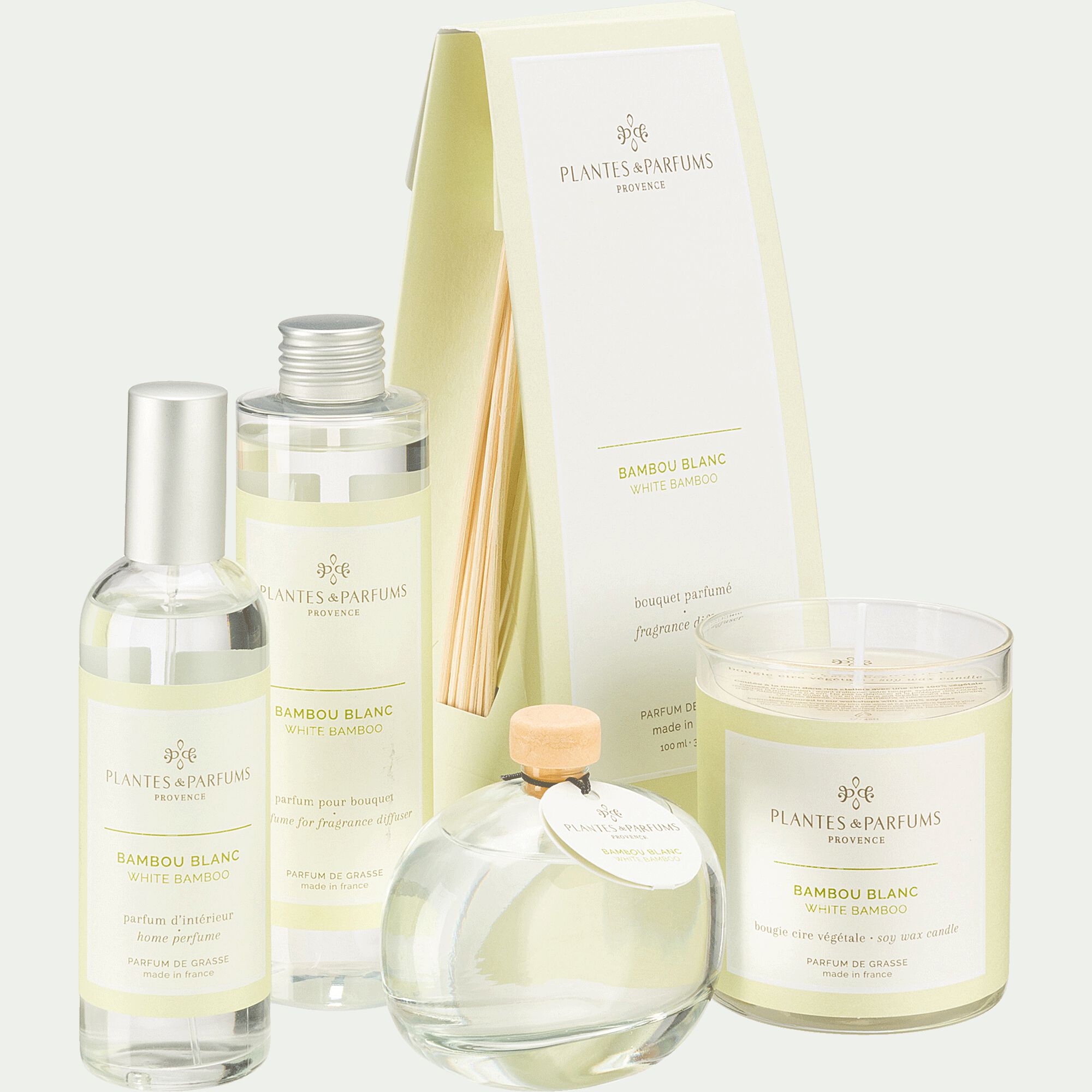 MANON - Diffuseur de parfum senteur Bambou Blanc 100ml