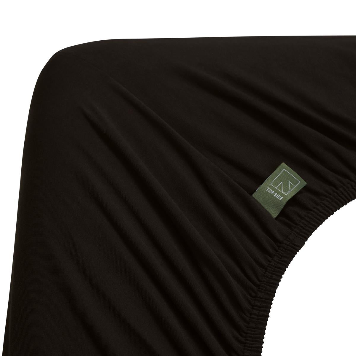 Beddinghouse Dutch Design hoeslaken Organic Lycra HL - 180x220 cm - zwart