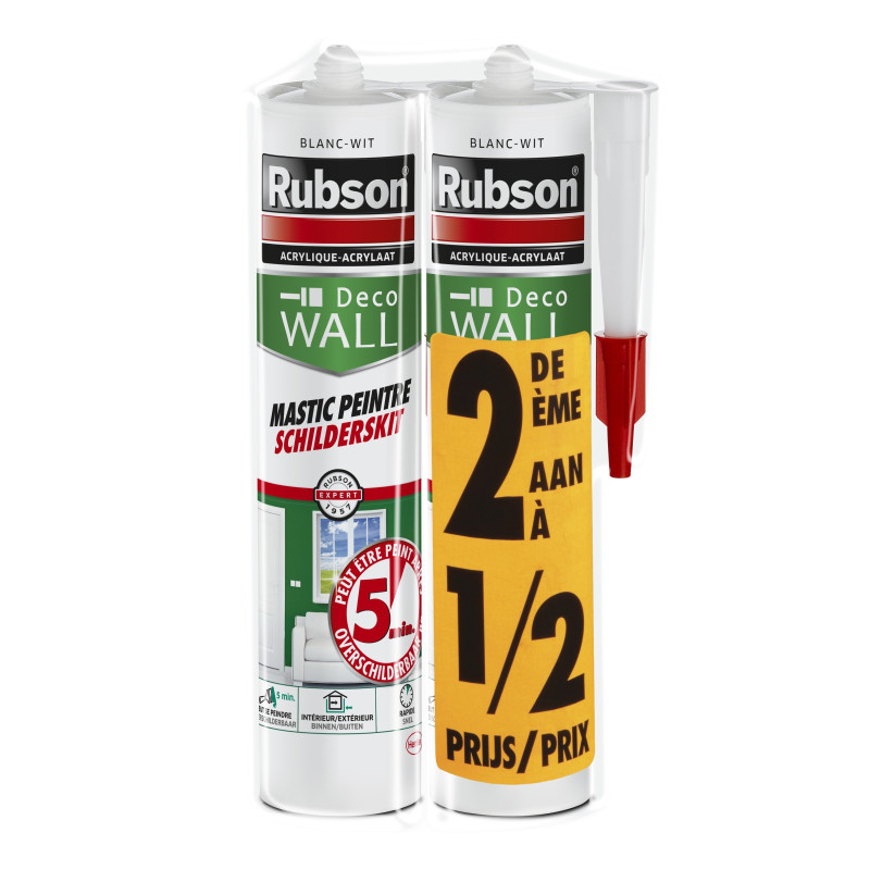 Duopack Mastic Peintre 2 x 280 ml RUBSON