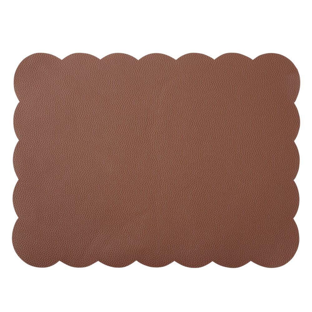 Set de table rectangulaire plastique bord festonné 30x45cm (3 modèles)