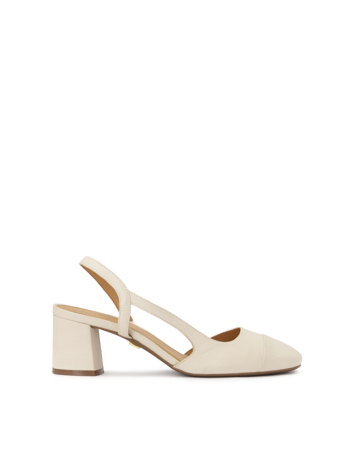 Cream pumps with cut-out upper