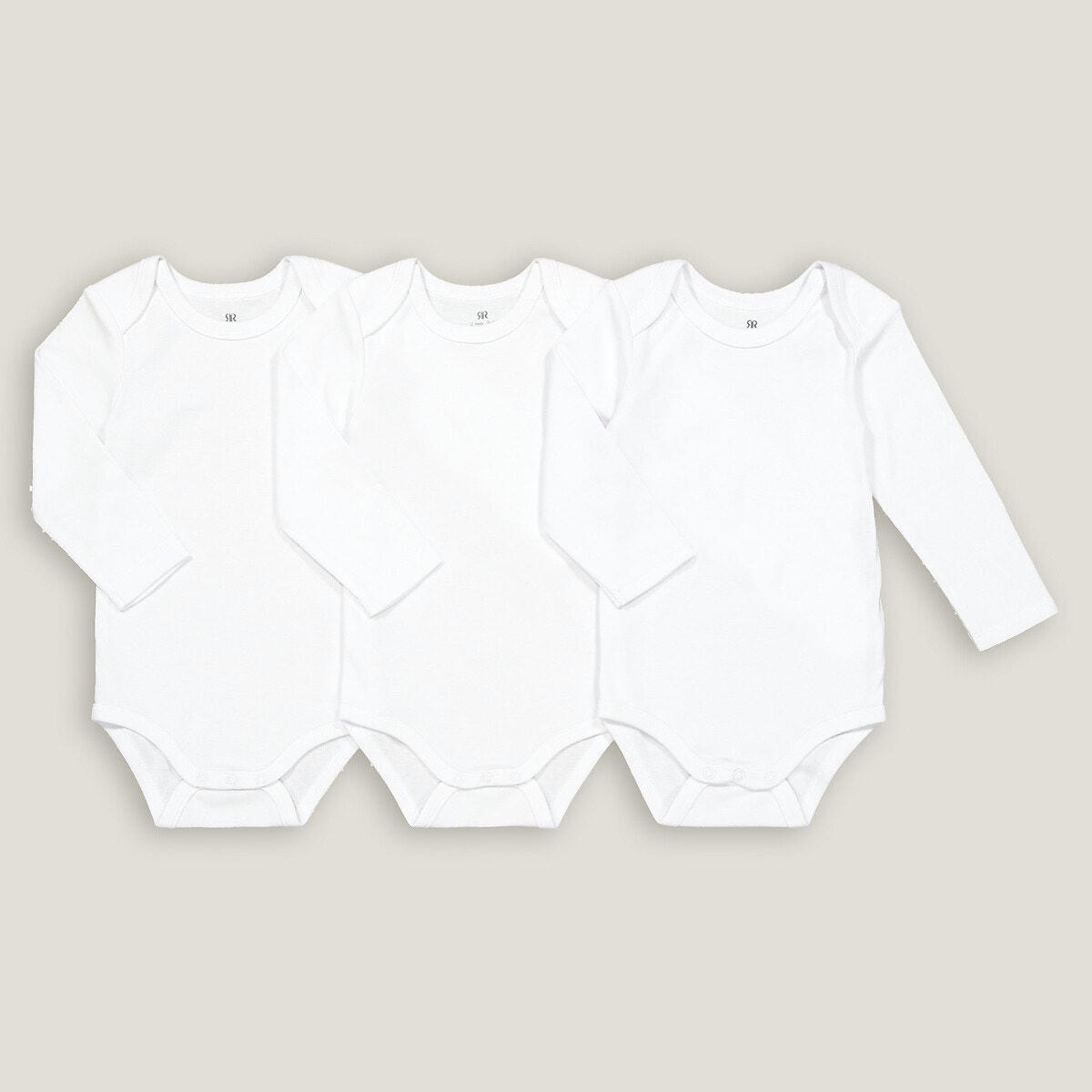 Lot de 3 bodies, coton bio