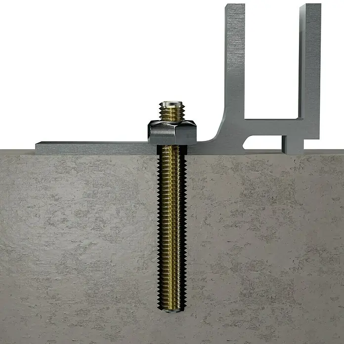 GJENGESTANG SUKI AC57 M5X1000MM MESSING