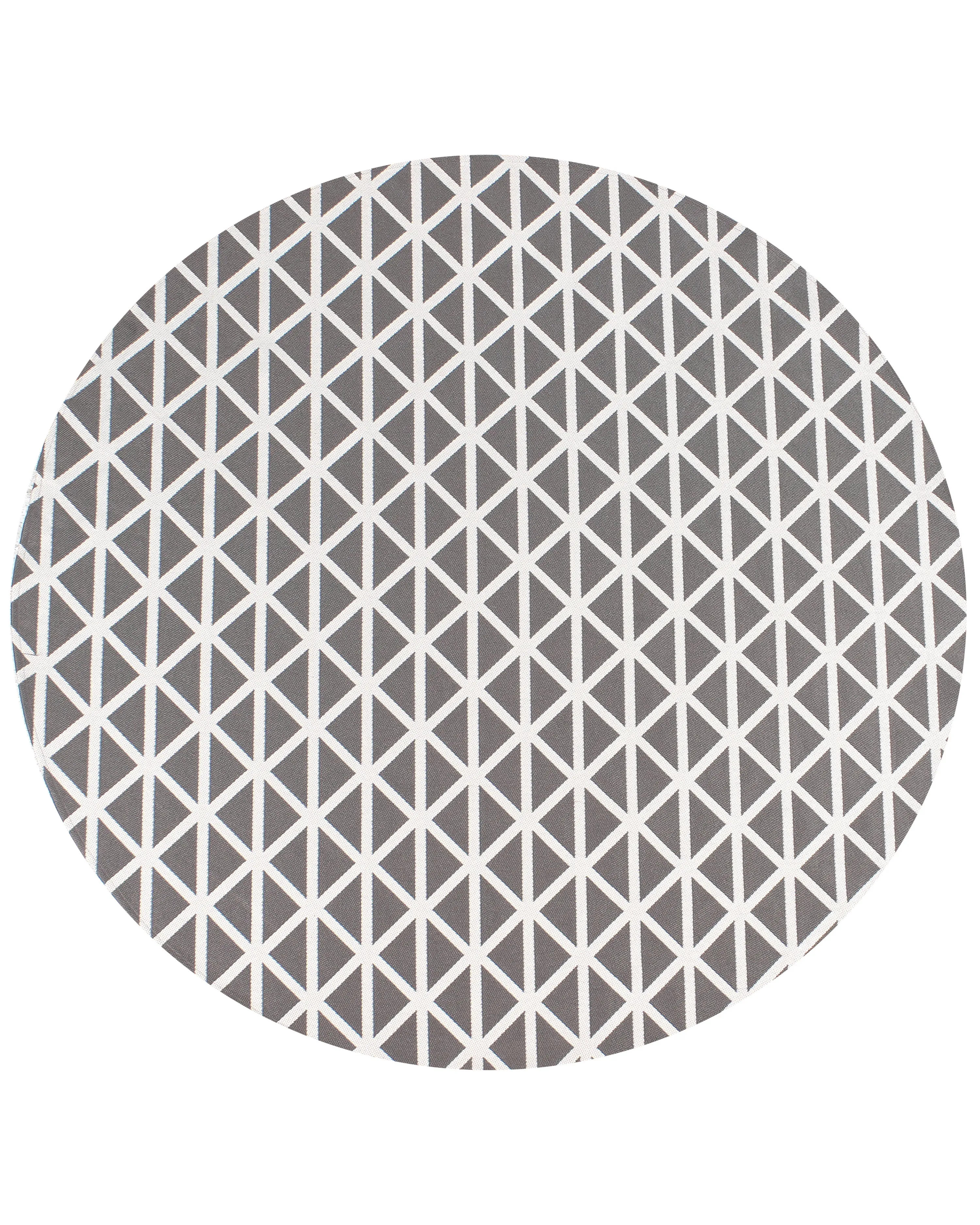 Outdoor Rug PANAJI Grey ? 120 cm