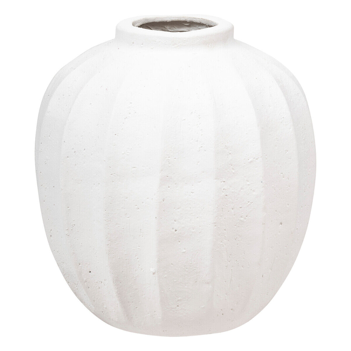 Vaso AMIA branco em cerâmica 28cm