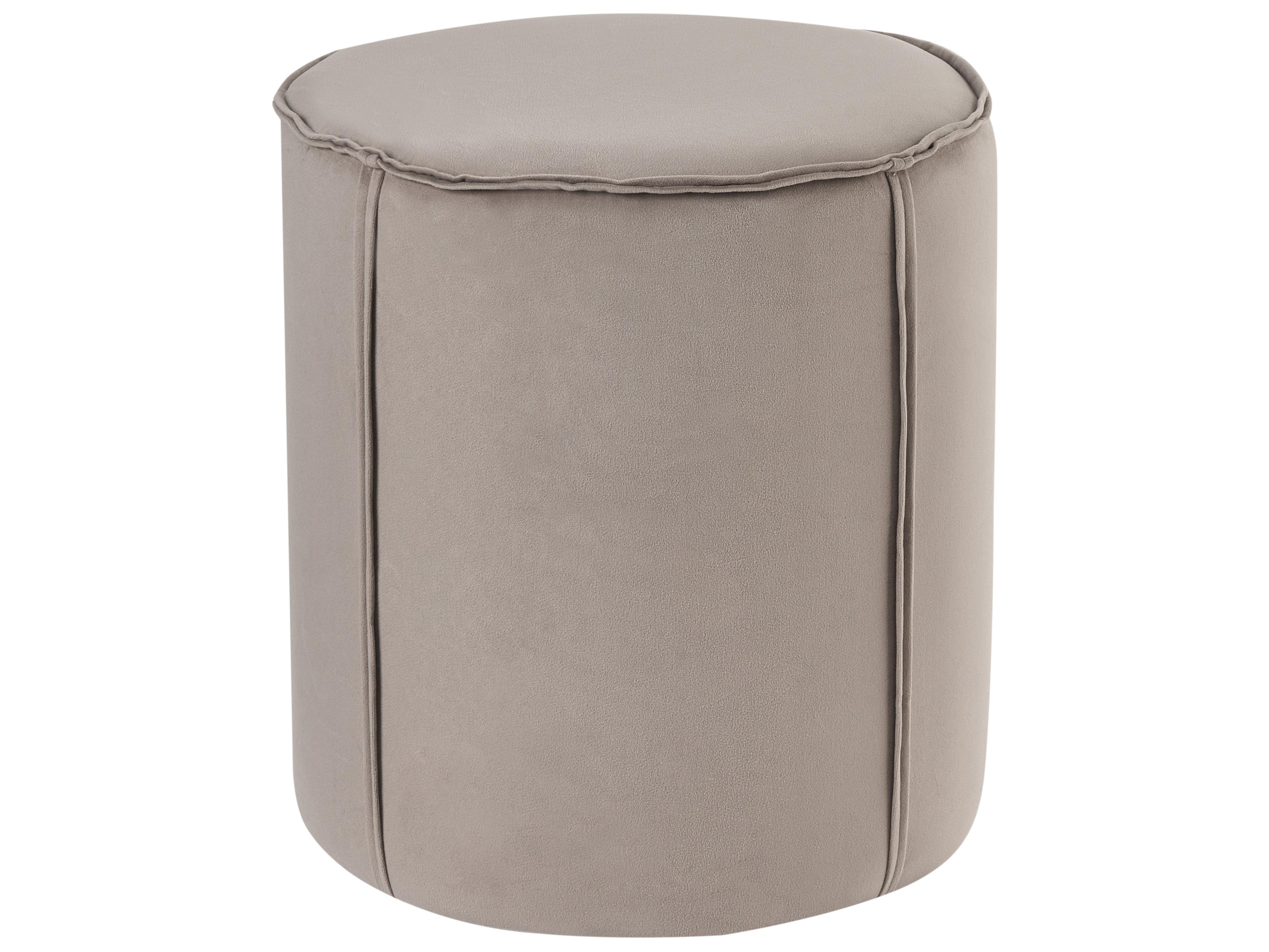 Pouffe SEDONA Velvet Taupe