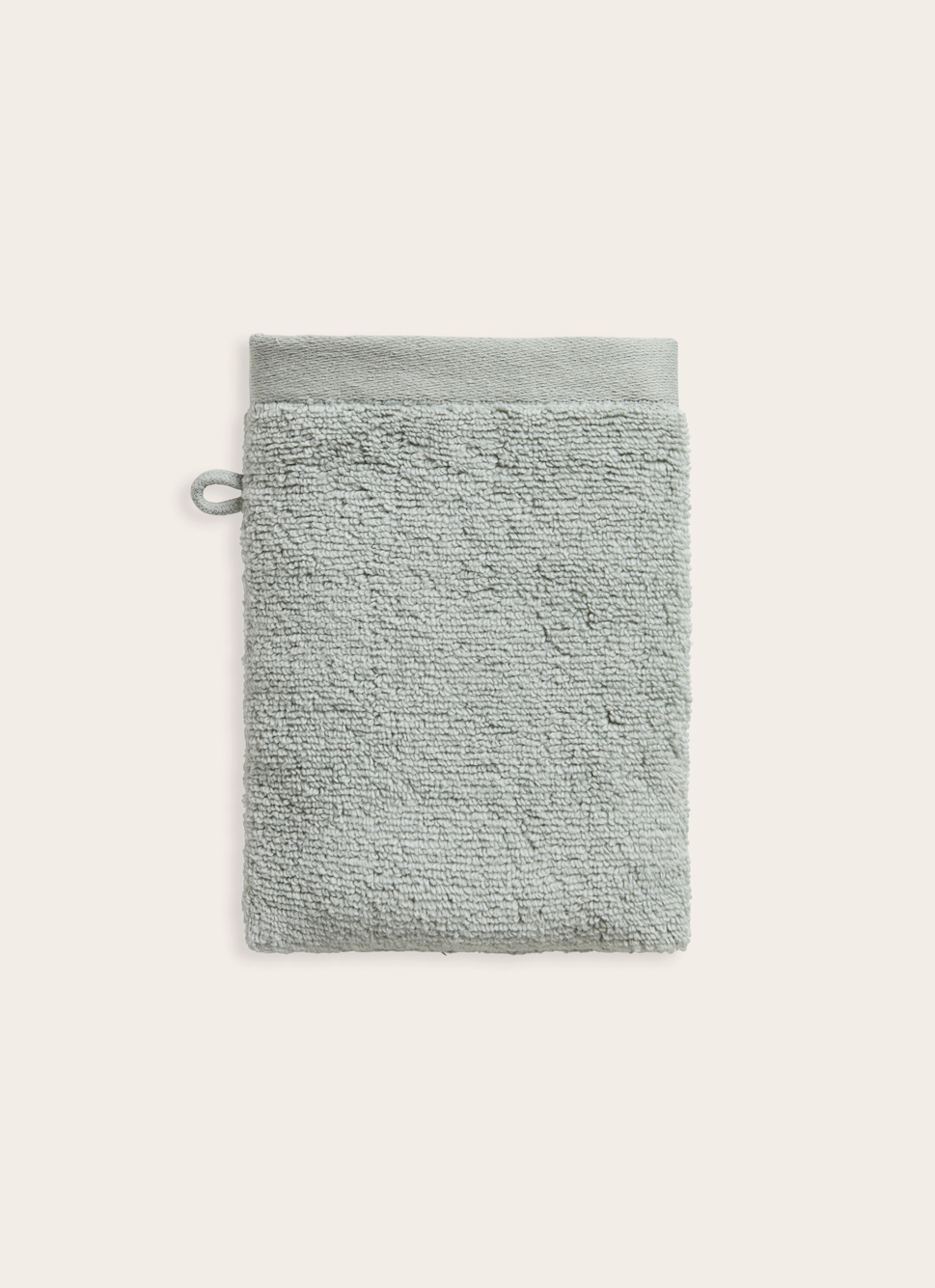 GANT DE TOILETTE UNI EN COTON MOELLEUX 550GR VERT TILLEUL