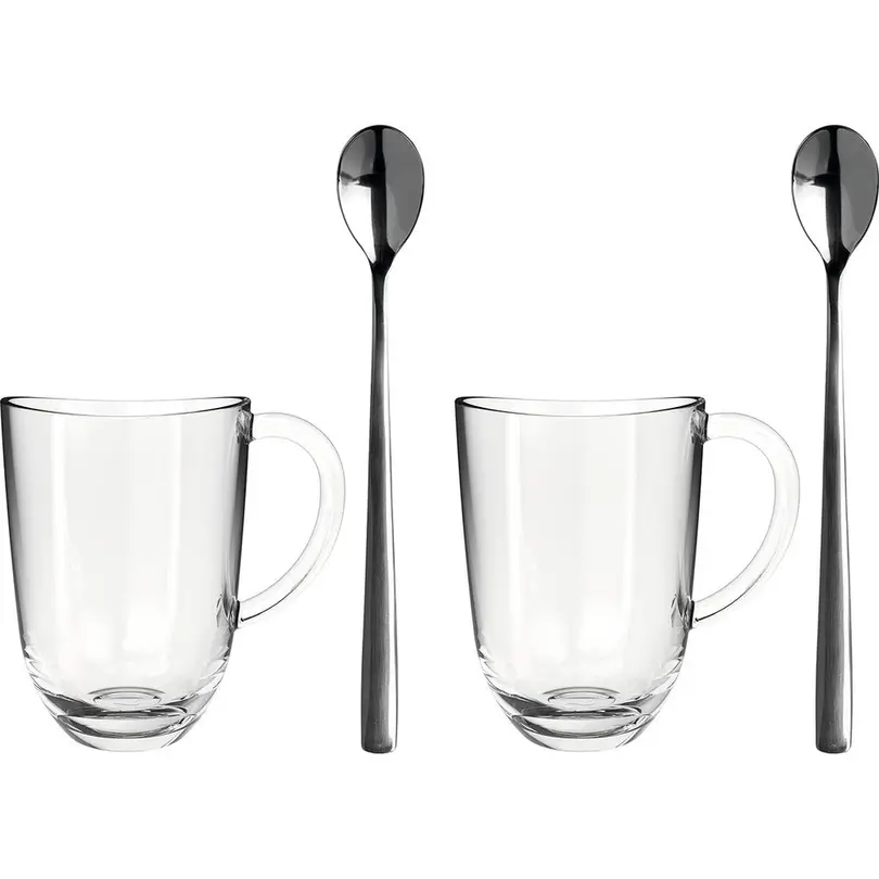 Latte Macchiato Glas 4-teilig Napoli