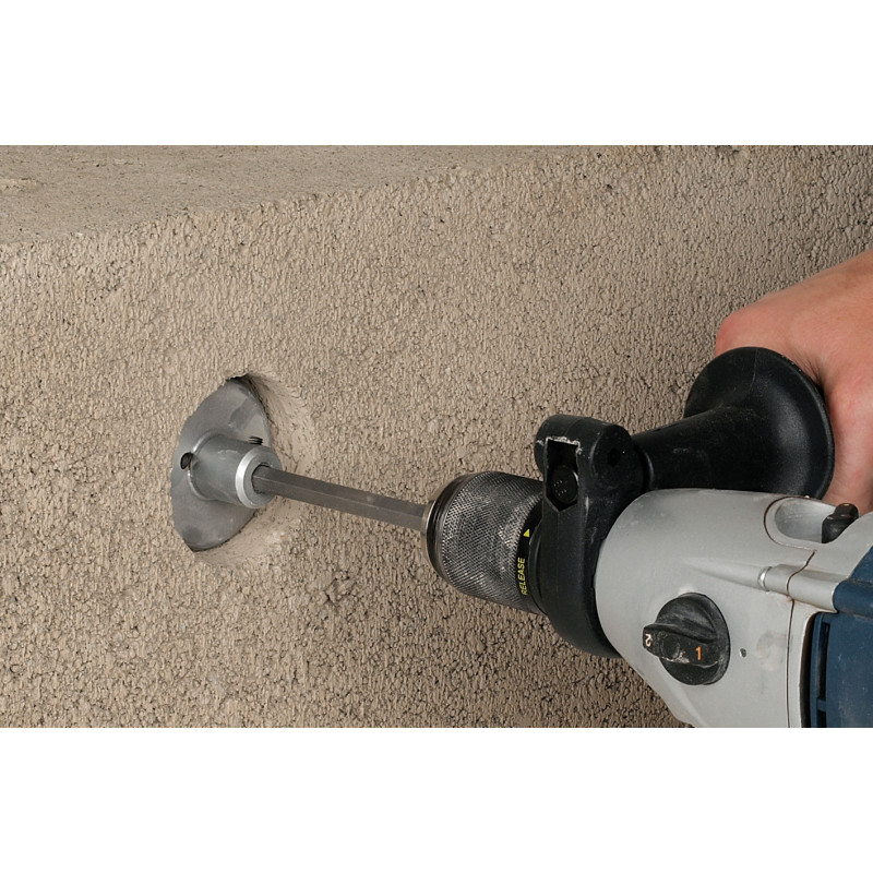 Axe pour trépan 220 mm Ø 8 mm WOLFCRAFT